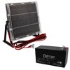 Mighty Max Battery 12V 1.3Ah Battery Replaces Knight KM80 Pump With Solar Panel Charger MAX3890228